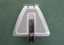 Bow step with cleat aluminium